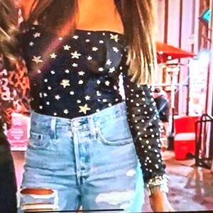 Lovers + Friends off the shoulder  Body‎ suit S